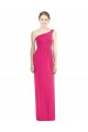 Online One Shoulder Long Chiffon Bridesmaid Dress