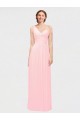 Online One Shoulder Twisted Waist Sweetheart Chiffon Bridesmaid Dress