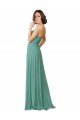 Online Spaghetti Straps Sweetheart A-Line Chiffon Bridesmaid Dress