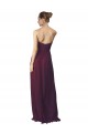 Online Floor Length Chiffon Bridesmaid Dress with Sweetheart Neckline
