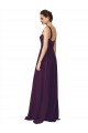 Online Full Length Chiffon Bridesmaid Dress with Spaghetti Straps