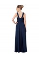 Online Long Chiffon Bridesmaid Dress V-Neck Top