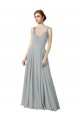 Online Figure Flattering Chiffon Bridesmaid Dress with Beaded Detail