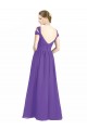 Online Off the Shoulder Cap Sleeves Chiffon Bridesmaid Dress with Pleats
