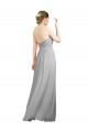 Online Sweetheart Strapless Draped Long Chiffon Bridesmaid Dress