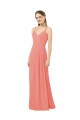 Online Flirty Chiffon Bridesmaid Dress with Modern Back Detail