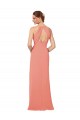 Online Flirty Chiffon Bridesmaid Dress with Modern Back Detail