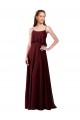 Online Chiffon Bridesmaids Dress with Spaghetti Straps
