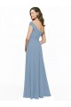 Online Chiffon Bridesmaid Dress with Classic Off the Shoulder Neckline