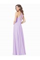 Online Simple Chiffon Bridesmaid Dress with Pocket