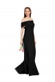 Online Fit and Flare Long Chiffon Bridesmaid Dress with Sash and Open Back