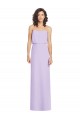Online Full Length Lux Chiffon Blouson Bodice Bridesmaid Dress