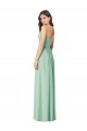 Online Draped Sweetheart Strapless Long Chiffon Bridesmaid Dress