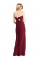 Online Tie-Back Cutout Trumpet Chiffon Bridesmaid Dress with Front Slit