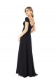 Online Sweetheart Cap Sleeves Chiffon Bridesmaid Dress