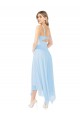 Online Chiffon Midi Length Keyhole Back Bridesmaid Dress