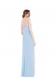 Online Strapless Sweetheart Maxi Bridesmaid Dress with Pleated Front Slit