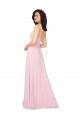Online Chiffon Bridesmaid Dress with Tassel Straps