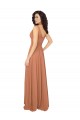 Online Knotted Bodice Chiffon Bridesmaid Dress