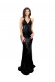 Online Sleek Fishtail Shaped Open Back Sequin Bridesmaid Dress