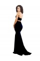 Online Two Piece High Neck Crepe Bridesmaid Dress