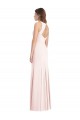 Online Diamond Cutout Back Trumpet Bridesmaid Dress with Front Slit