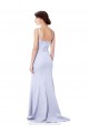 Online Sweetheart High Neck Sleeveless Crepe Bridesmaid Dress