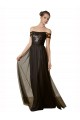 Online Off The Shoulder Sequined Lace Tulle Bridesmaid Dress