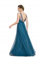 Online Long V-Neck Soft Tulle Bridesmaid Dress