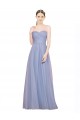 Online Strapless Sweetheart A-Line Tulle Bridesmaid Dress with Low Back