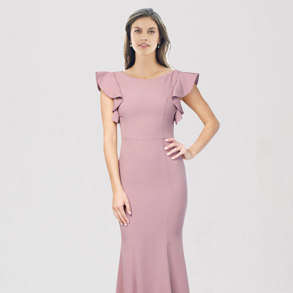 Online Crepe Bridesmaid Dresses | Bright Formals