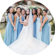 Online Blue Bridesmaid Dresses