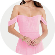 Online Flounce Sleeves Bridesmaid Dresses